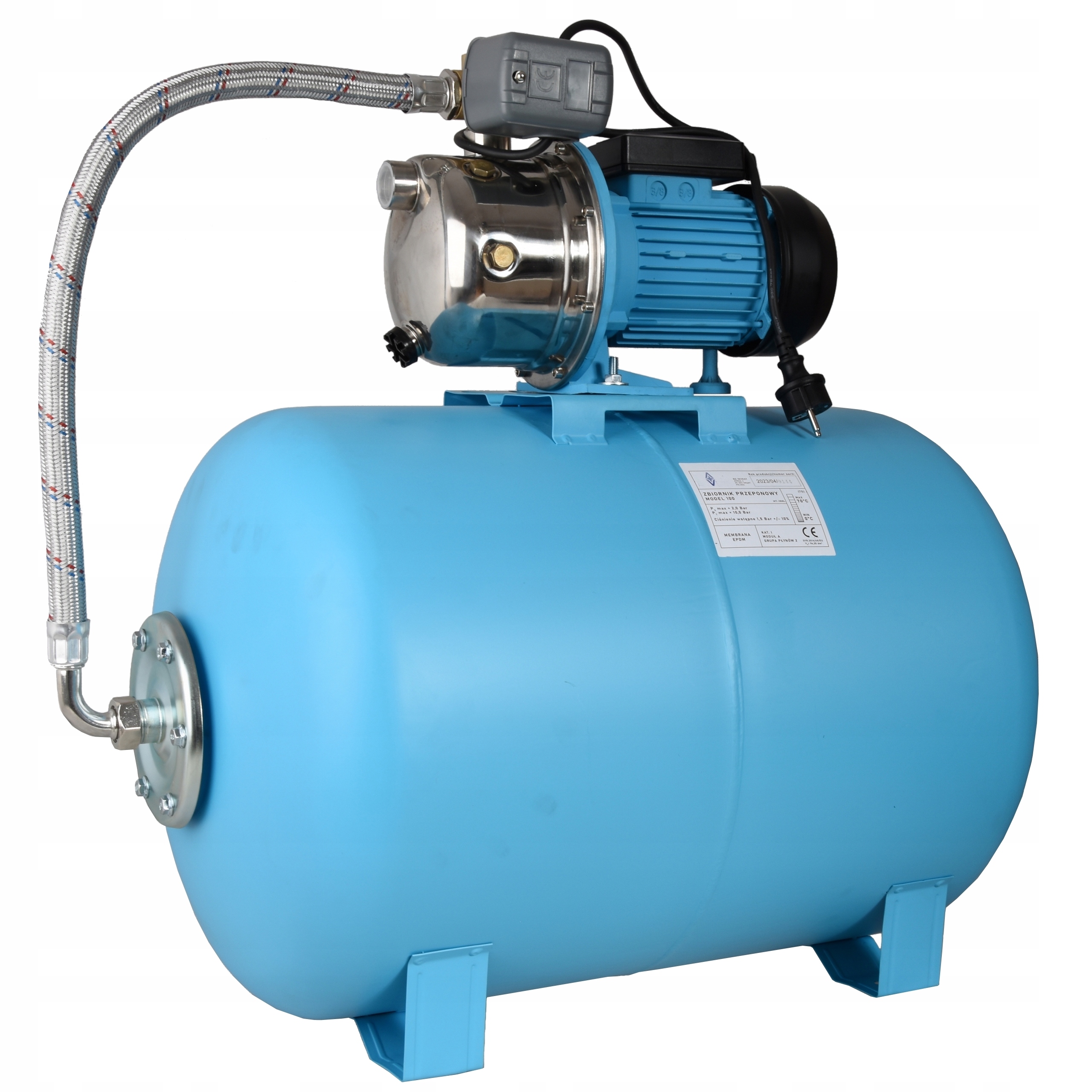 Hydrofor 100L Nádrž Na Vodu Hydroforová Pumpa Jx 1100 Sada 3600 l/h