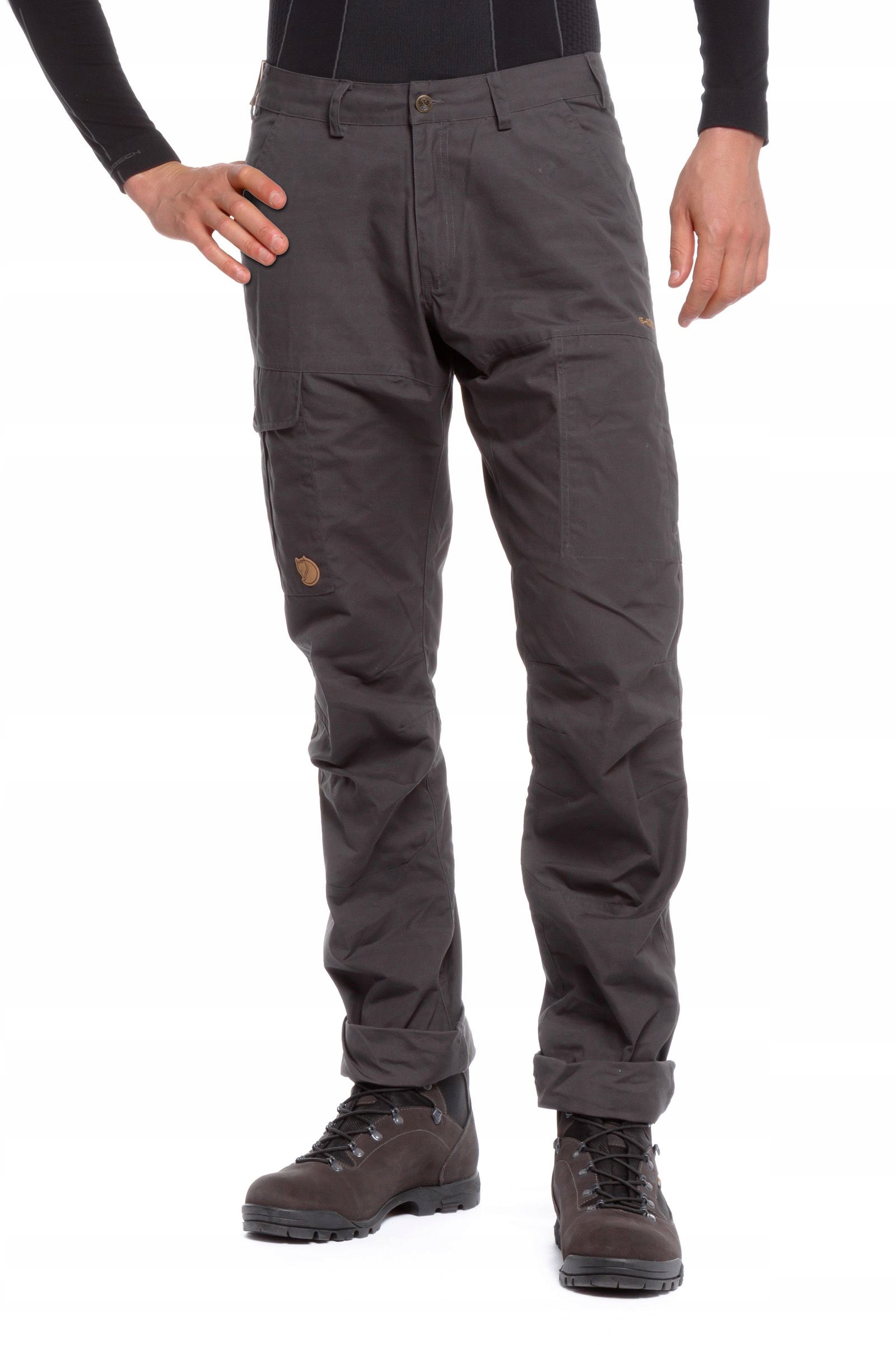 Fjallraven Spodnie trekkingowe męskie Karl Pro brązowe 50_L