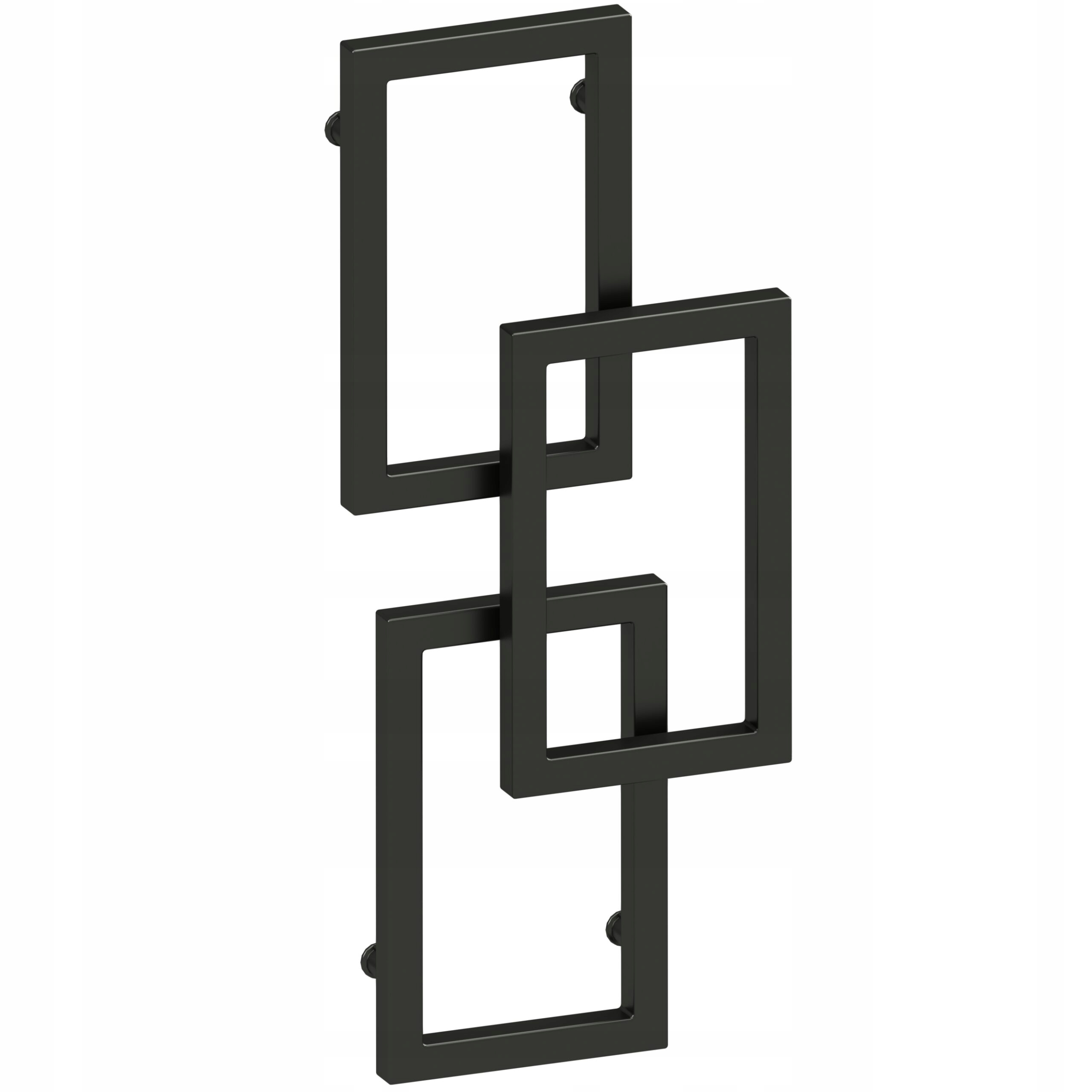 Radiátor Aureus Light H870 L360 Čierny Lesk