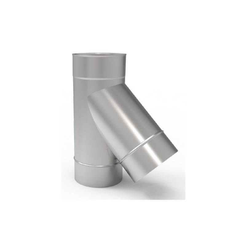 Swr ventilační Y-kus fi 225 45 st pozink 0,5 mm komínová vložka ventilace
