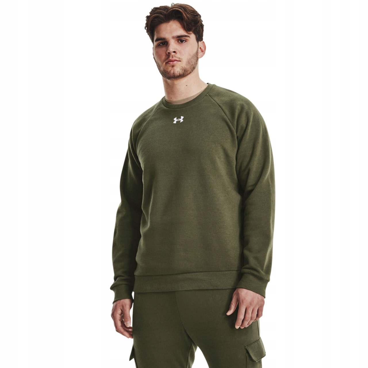 Pánská Mikina Under Armour Ua Tracksuit Sports Comfortable Bavlna Khaki vel. S