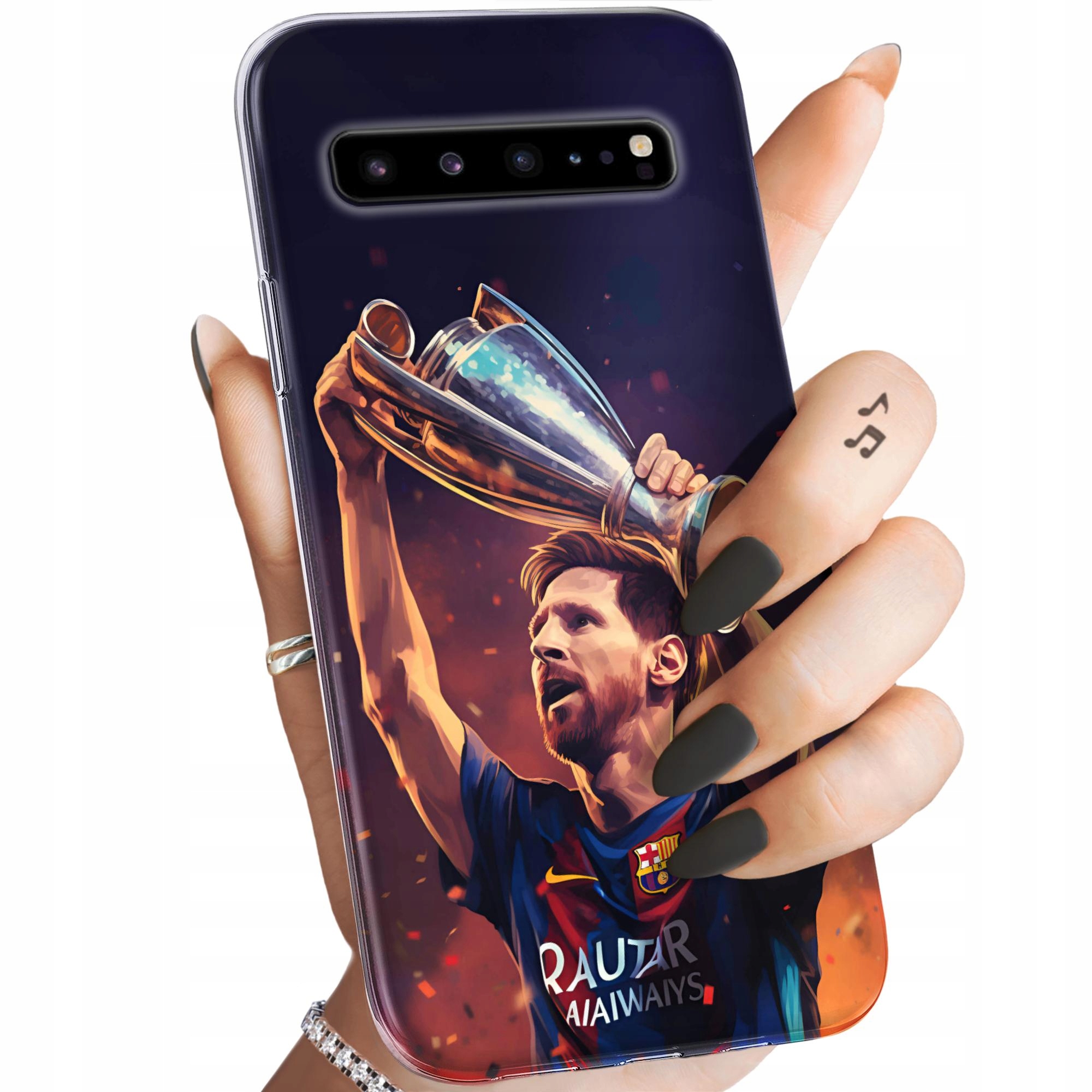 Etui Do Samsung Galaxy S10 5G Piłka Nożna Z Piłkarzami Obudowa Case
