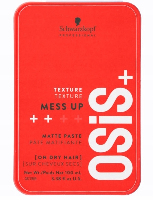 SCHWARZKOPF OSIS+ MESS UP Pasta Matująca Do Włosów 100ml