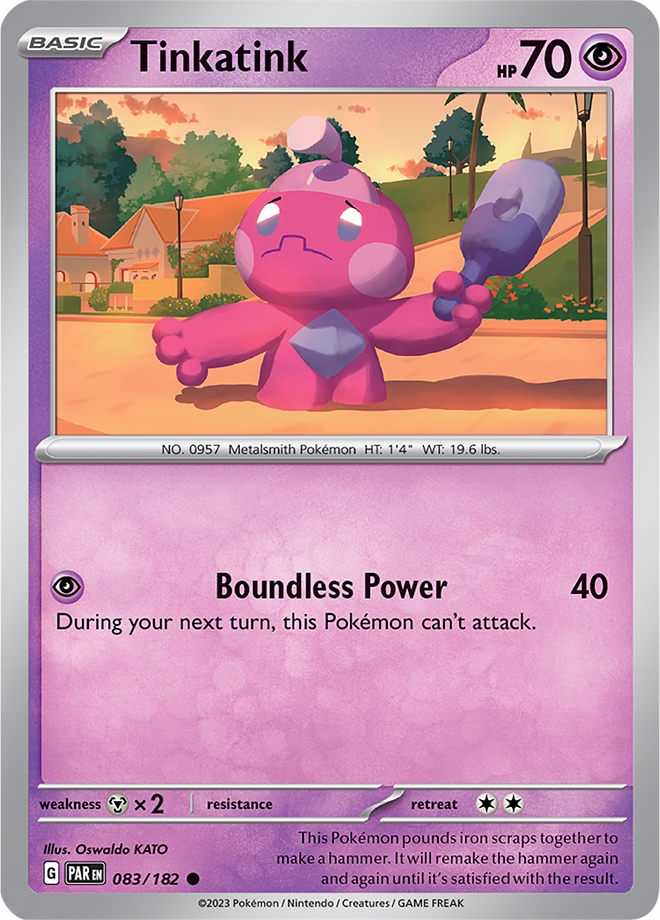 Oryginalna Karta Pokemon Tinkatink (par 083)