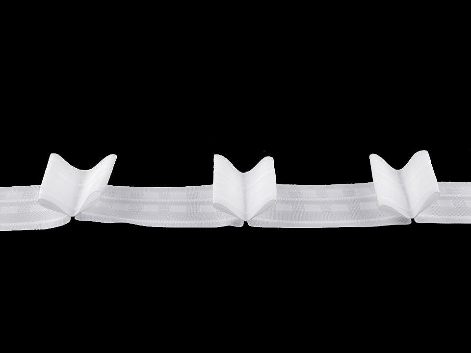 Dvojitá záclonová páska s záložkou 50 m