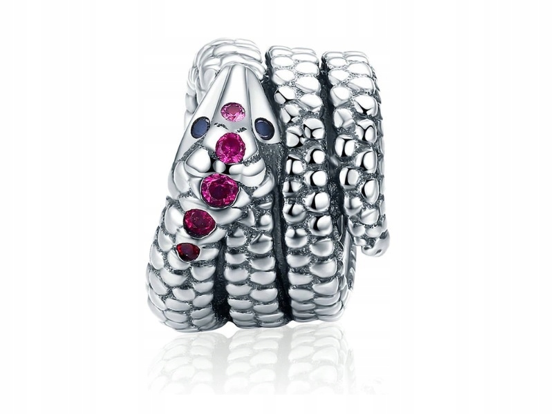 

Charms Do Pandora Rajski Wąż Snake Srebro Cyrkonie