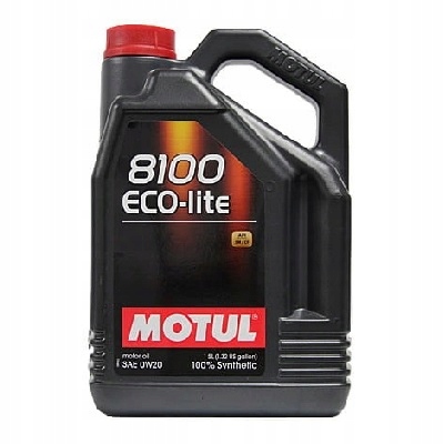 MOTUL OLEJ SILNIKOWY 0W20 ECO-LITE 8100 5L WYSOKA WYDAJNOŚĆ