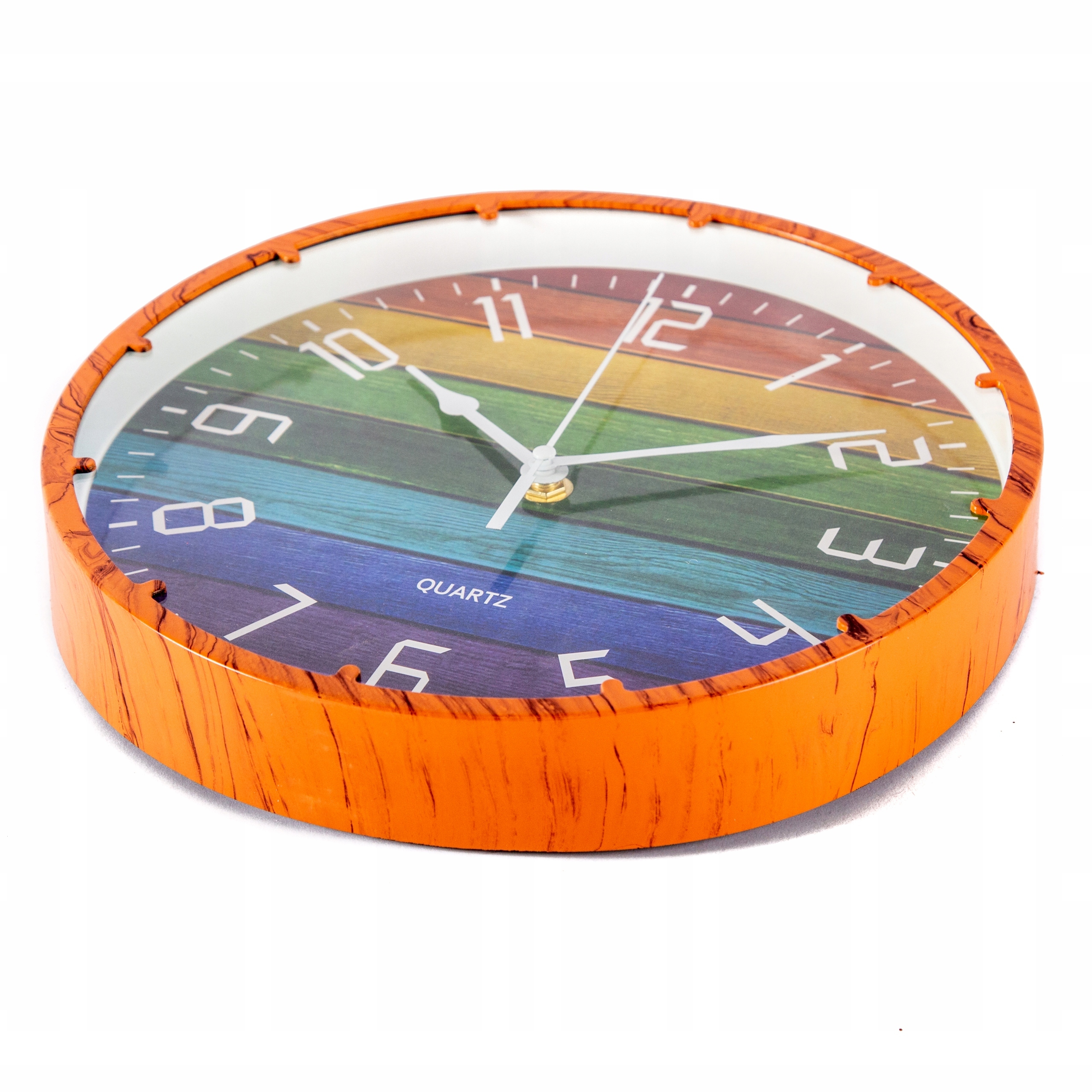 KOLOROWY ZEGAR ŚCIENNY 25CM RÓŻNE KOLORY Marka Midex