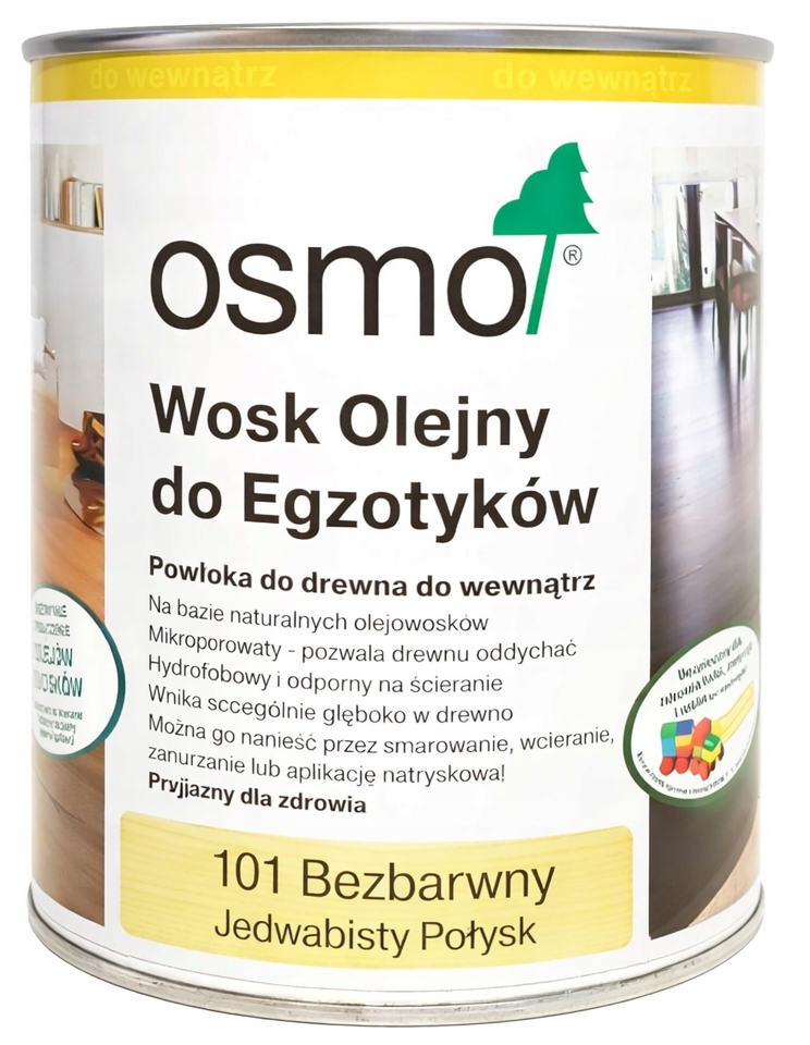 Osmo 1101 Vosk na exotiku 0,75 l – olejovosk na exotické dřevo