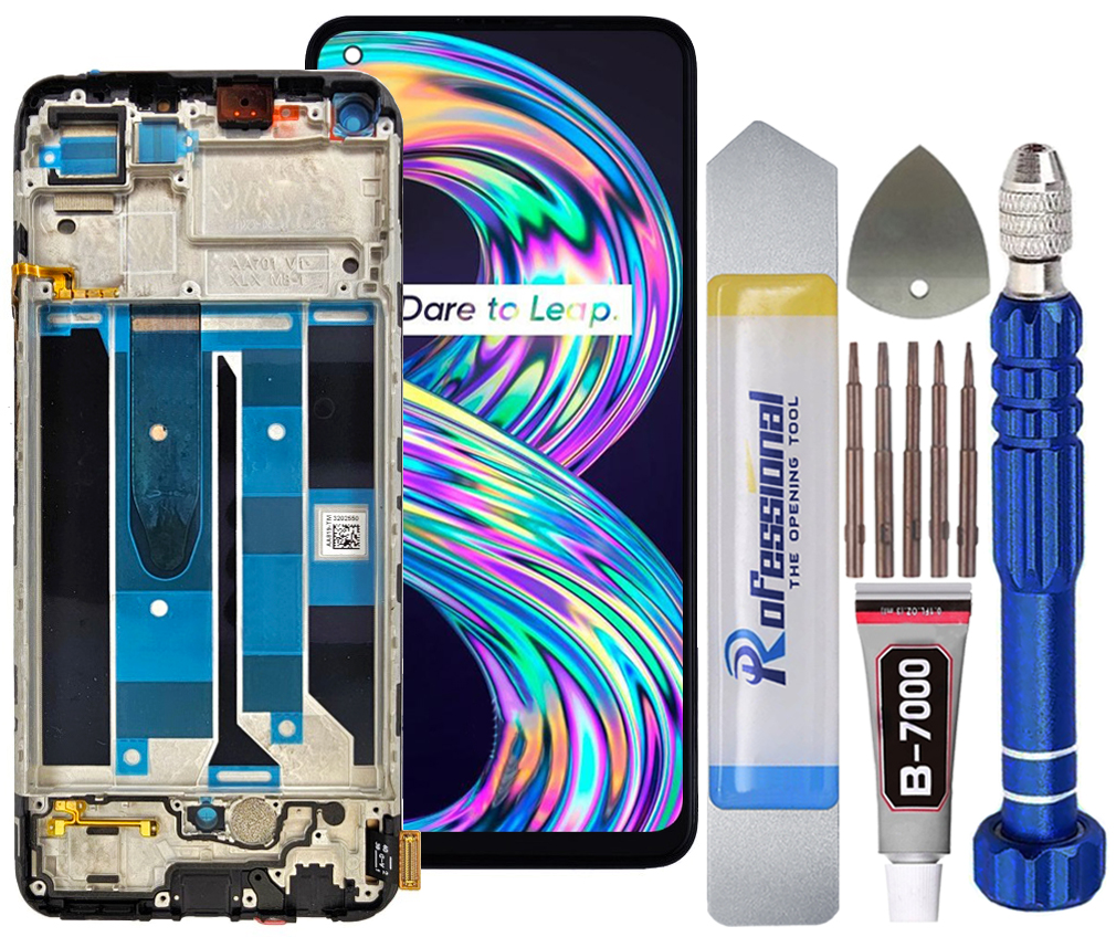 Displej Pro Oppo Realme 8 (RMX3085) Incell LCD Displej Rámeček G/f