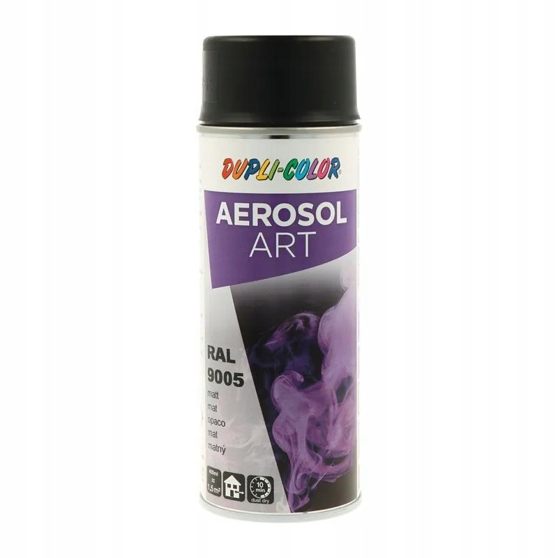 Dupli Color Lakier Akrylowy Spray Ral 9005 Czarny Mat 400ML
