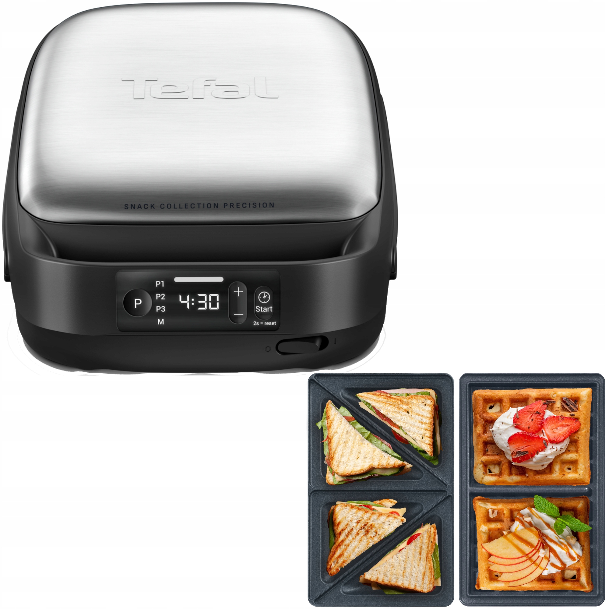 Opiekacz Gofrownica toster do kanapek Tefal Snack Collection SW872BF0 700W