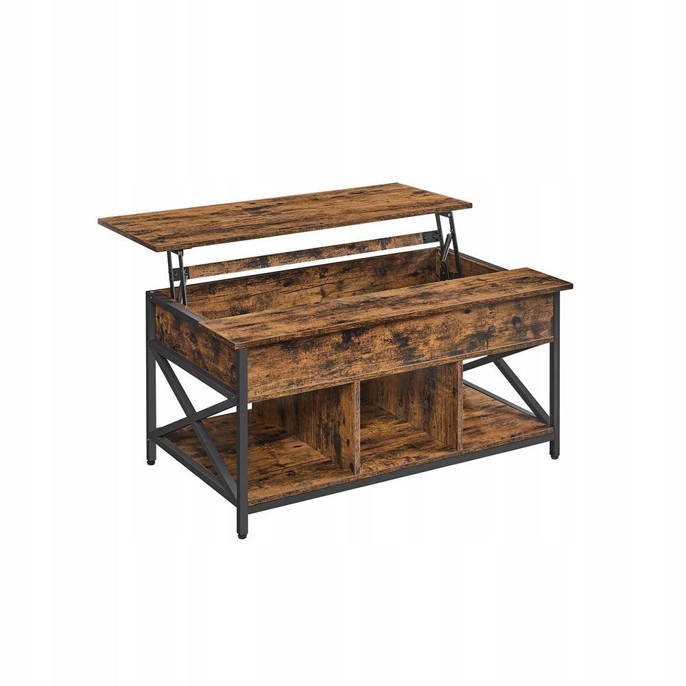 Konferenčný stolík Vasagle 100 cm, zdvíhací, vintage