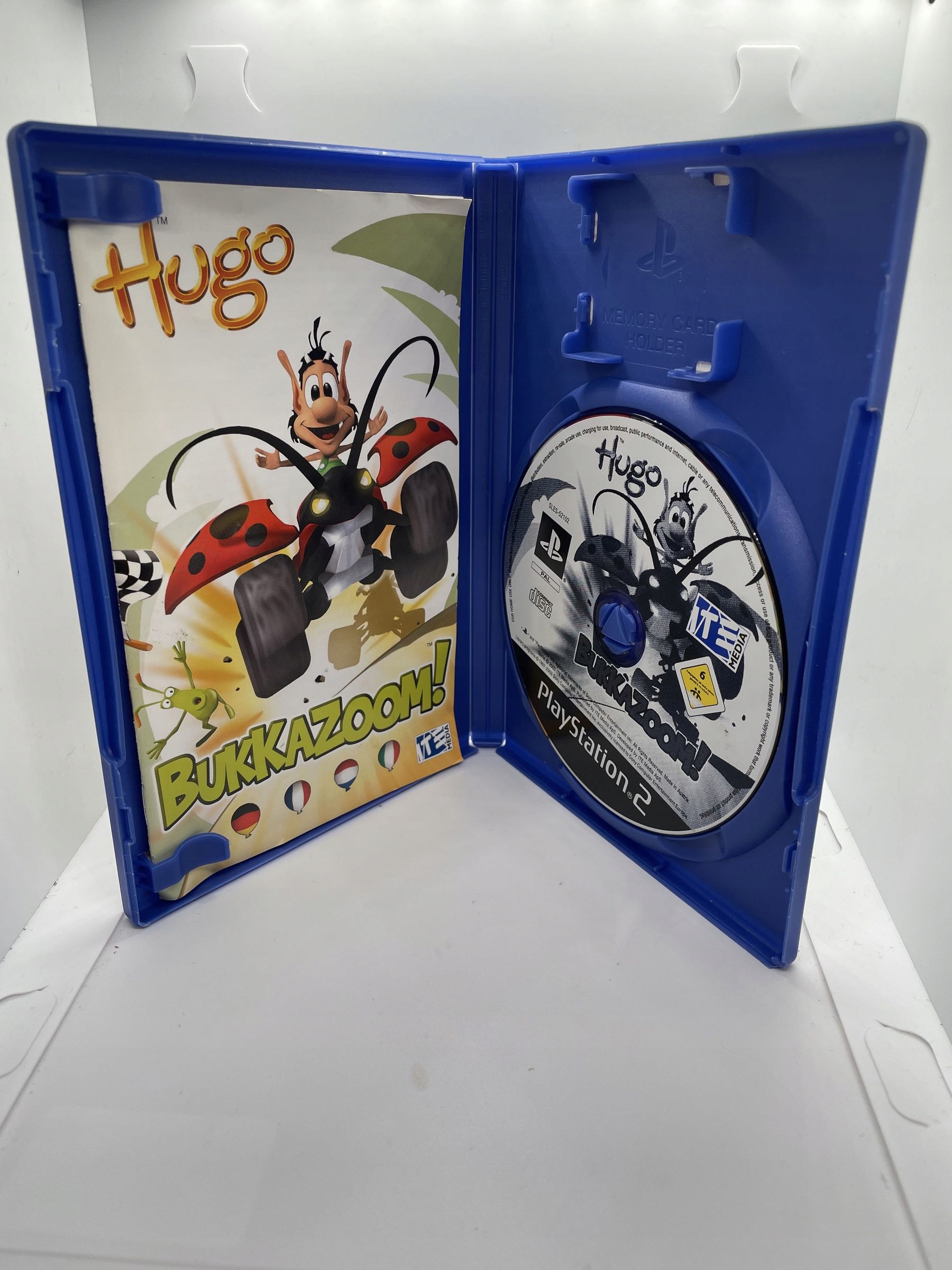 Gra Hugo Bukkazoom PS2 Platforma Sony PlayStation 2 (PS2)