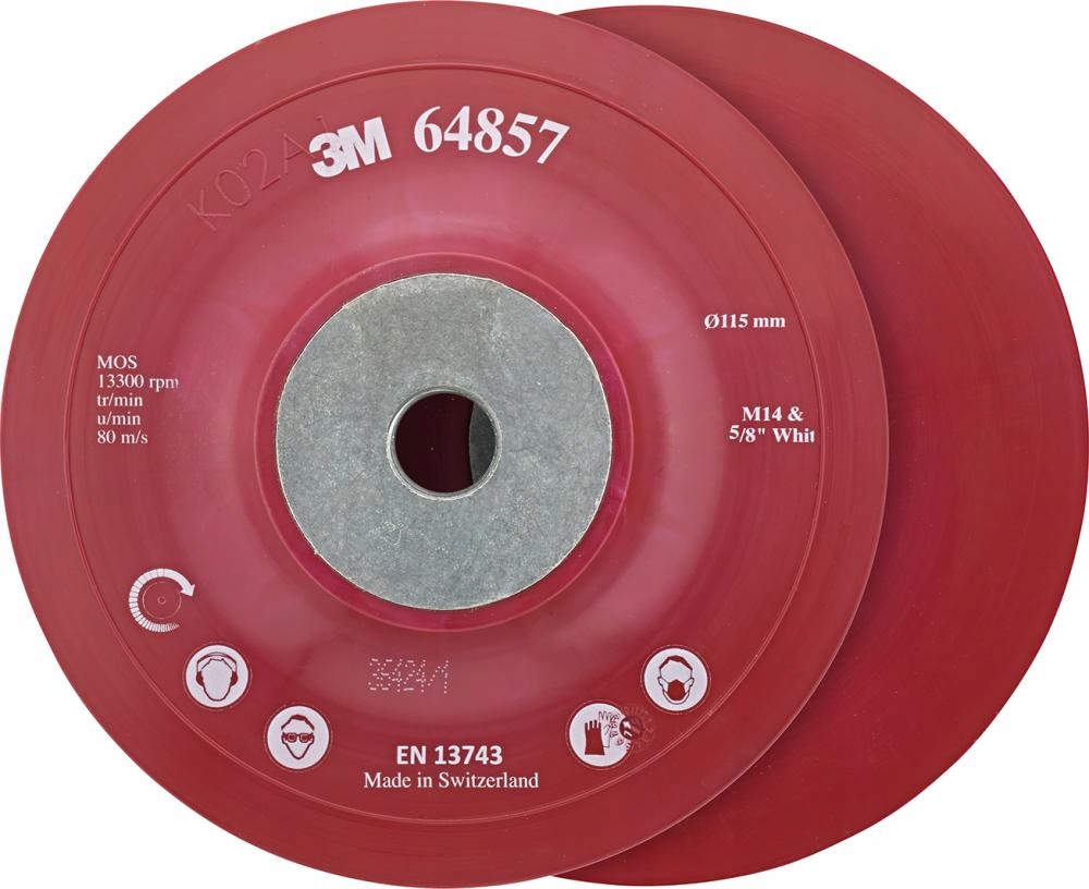 

3M 64858 Podkładka dysków fibrowych gładka 125mm