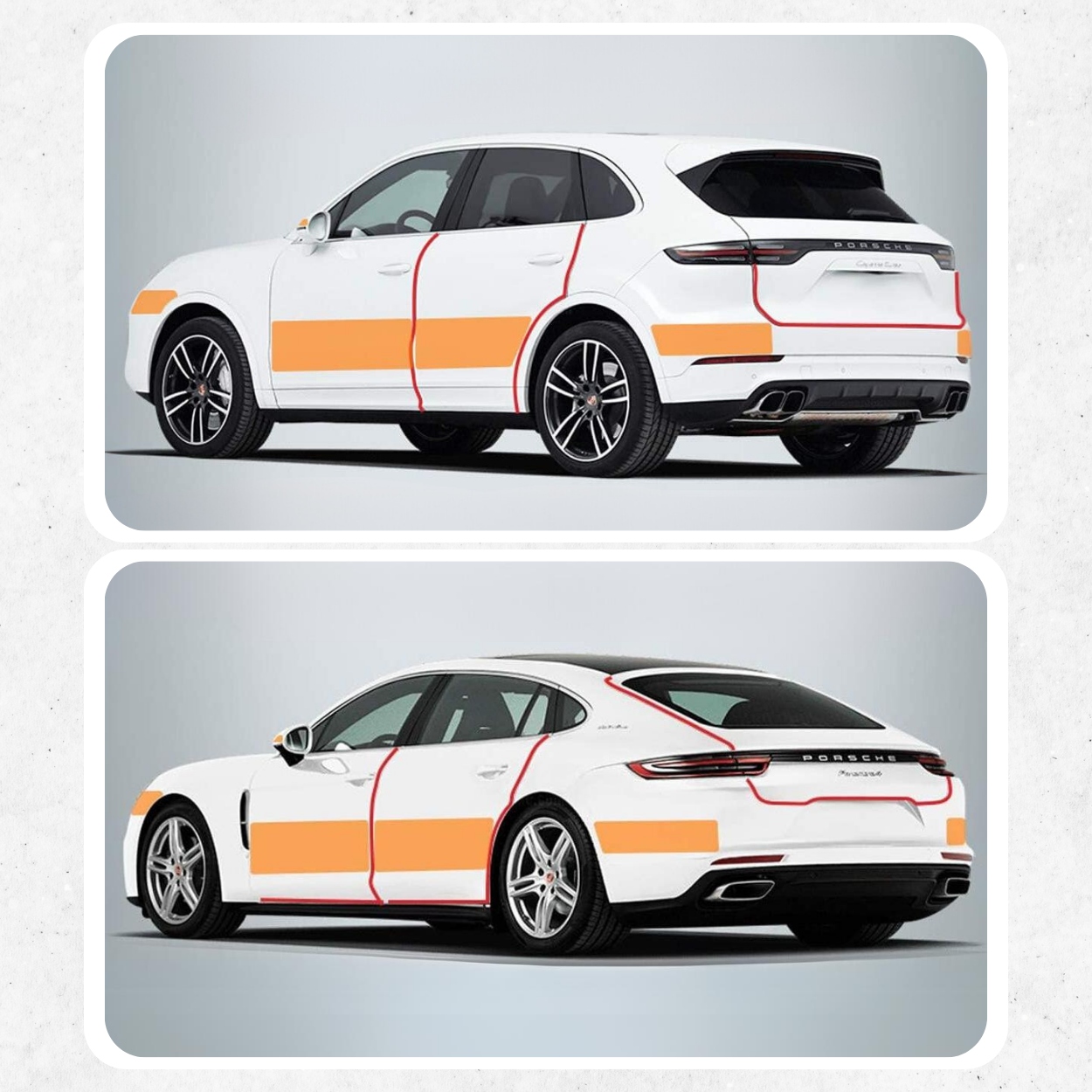 FOLIA TAŚMA OCHRONNA NA PROGI SAMOCHODU 50mm x 5M Kolor bezbarwny