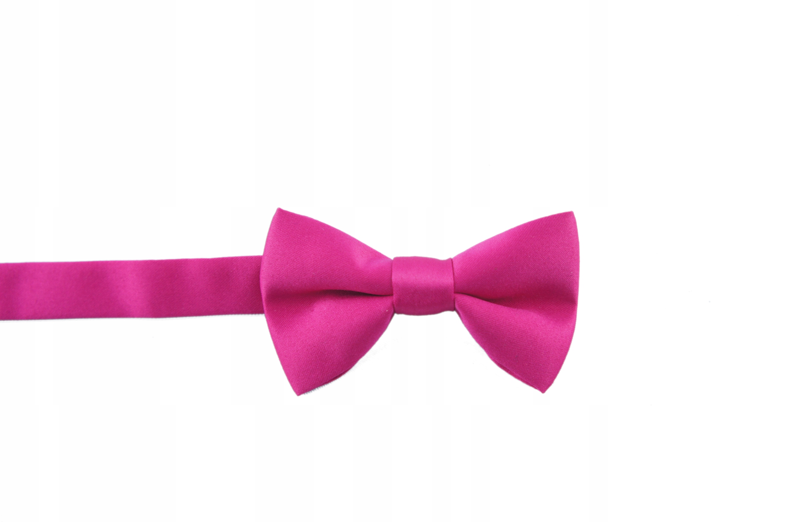 Muszka na chrzest roczek PÓŁMAT FUKSJOWA RÓŻOWA