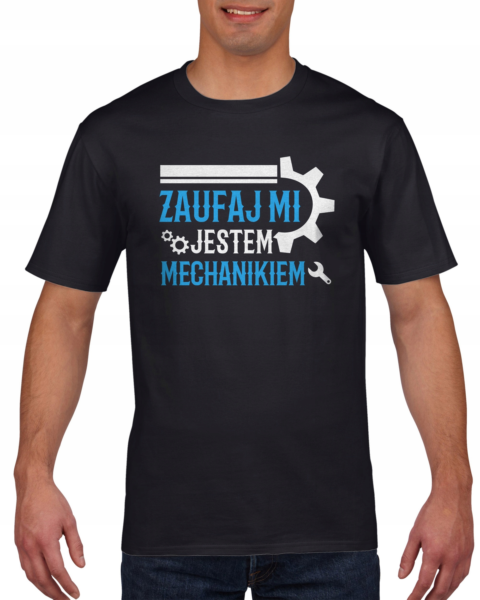 

Koszulka męska Zaufaj mi jestem mechanikiem XXL