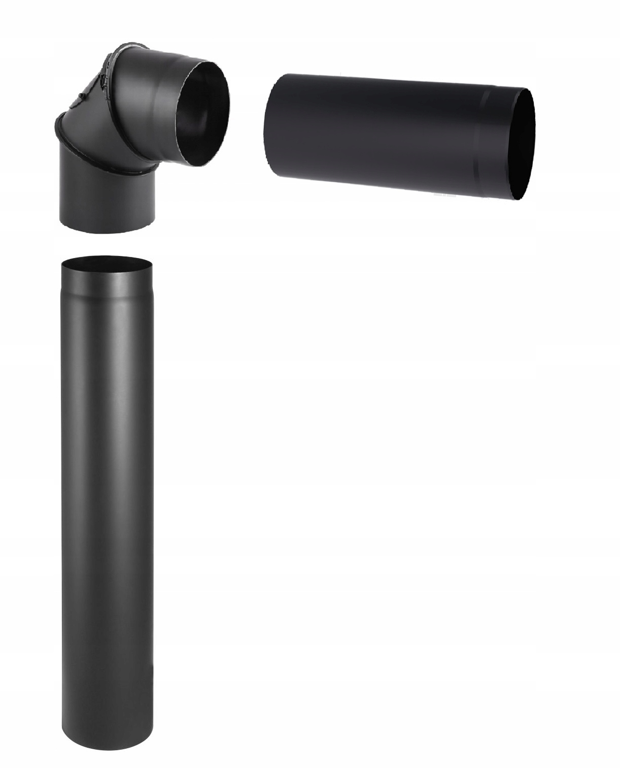 Zestaw Podłączeniowy Fi 150 Żaroodporny Do Komina Kominka Rura Kolano