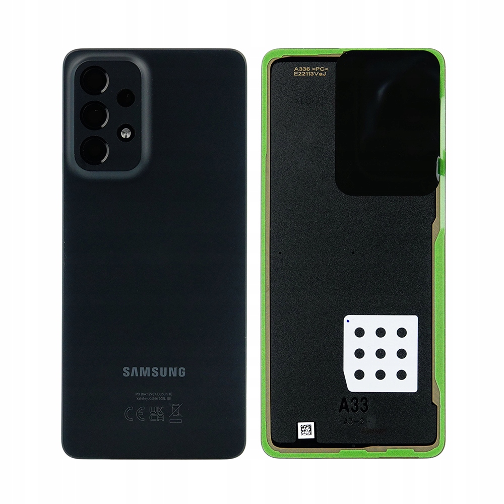 Oryginalna Klapka Panel Baterii Obudowa Samsung Galaxy A33 5G A336 Czarny