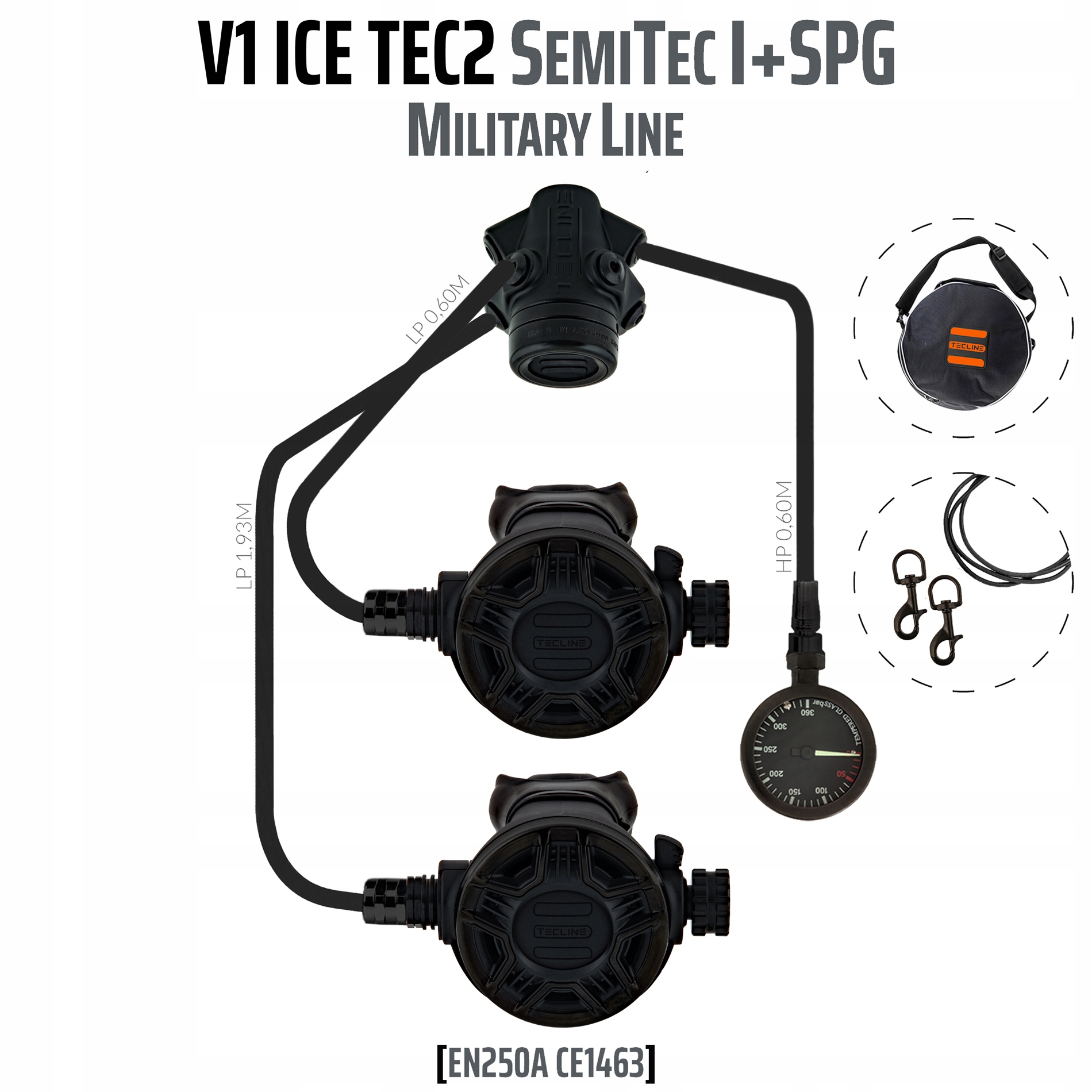 Tecline Military Line V1 Ice TEC2 SemiTec1 Spg
