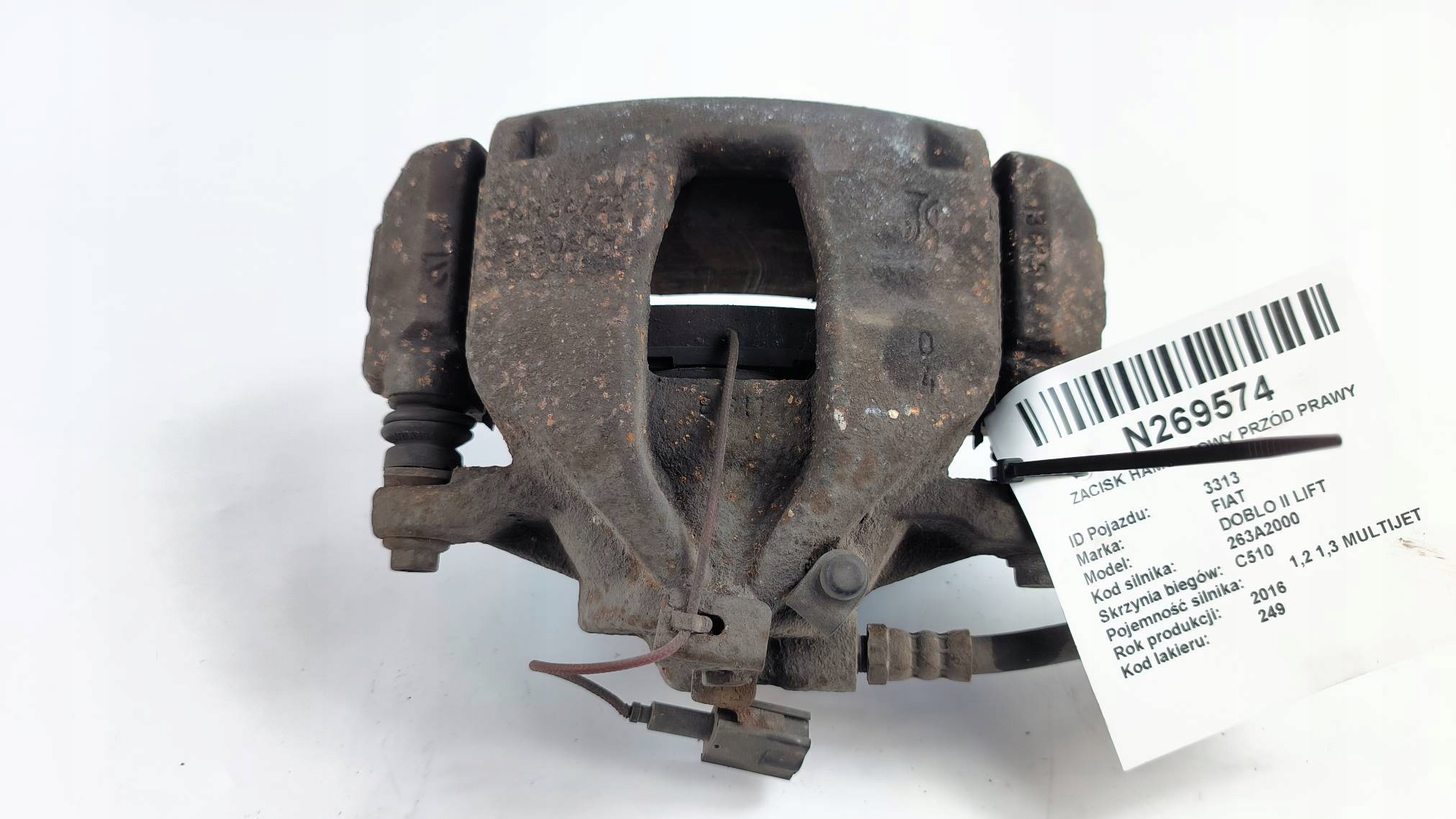 caliper brake front right FIAT DOBLO II LIFT