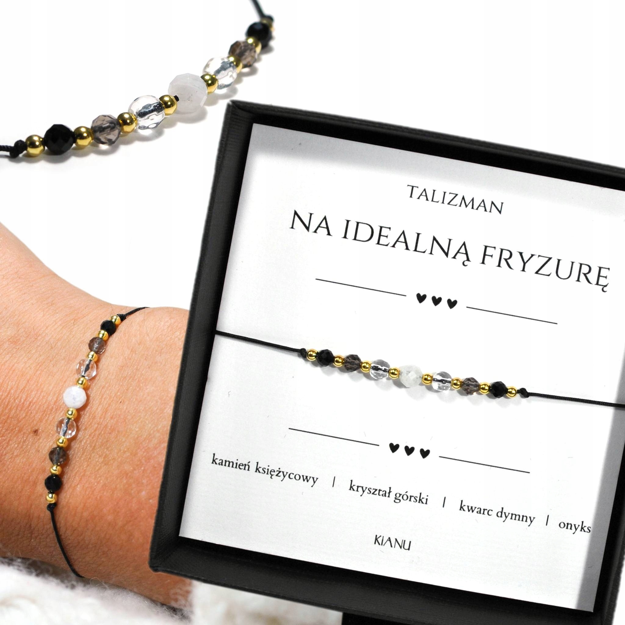 Talisman Náramek z přírodních kamenů Vtipné dárky k Vánocům