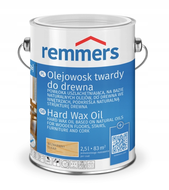 Olejowosk twardy do drewna Remmers 2,5 l