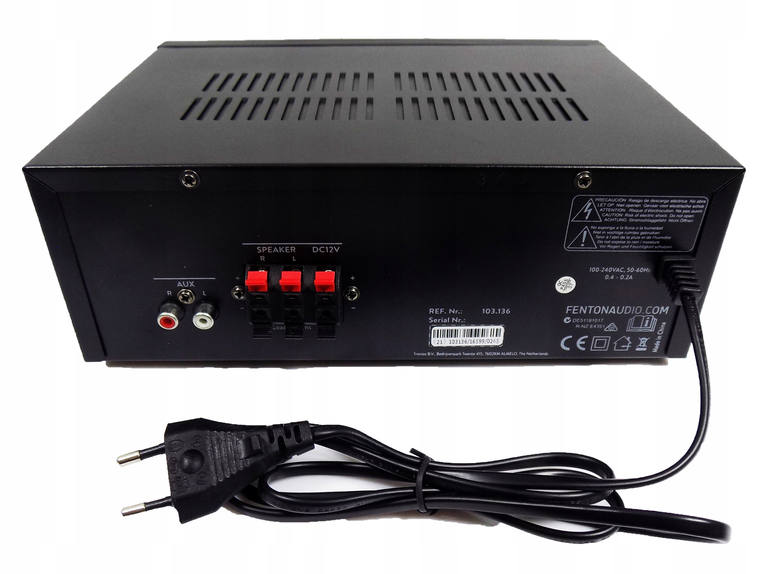 ZESTAW KOLUMN ESTRADOWYCH 800W WZMACNIACZ BT USB NAGŁOŚNIENIE Moc muzyczna PMPO 400 W