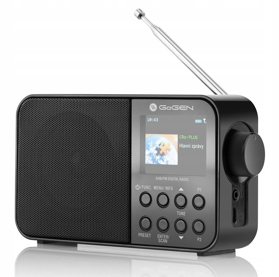 GoGEN DAB 500 BTC Radio FM DAB+ Czarny