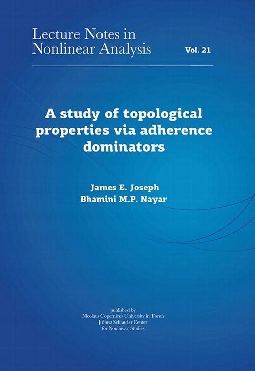 A STUDY OF TOPOLOGICAL PROPERTIES VIA ADH.. EBOOK