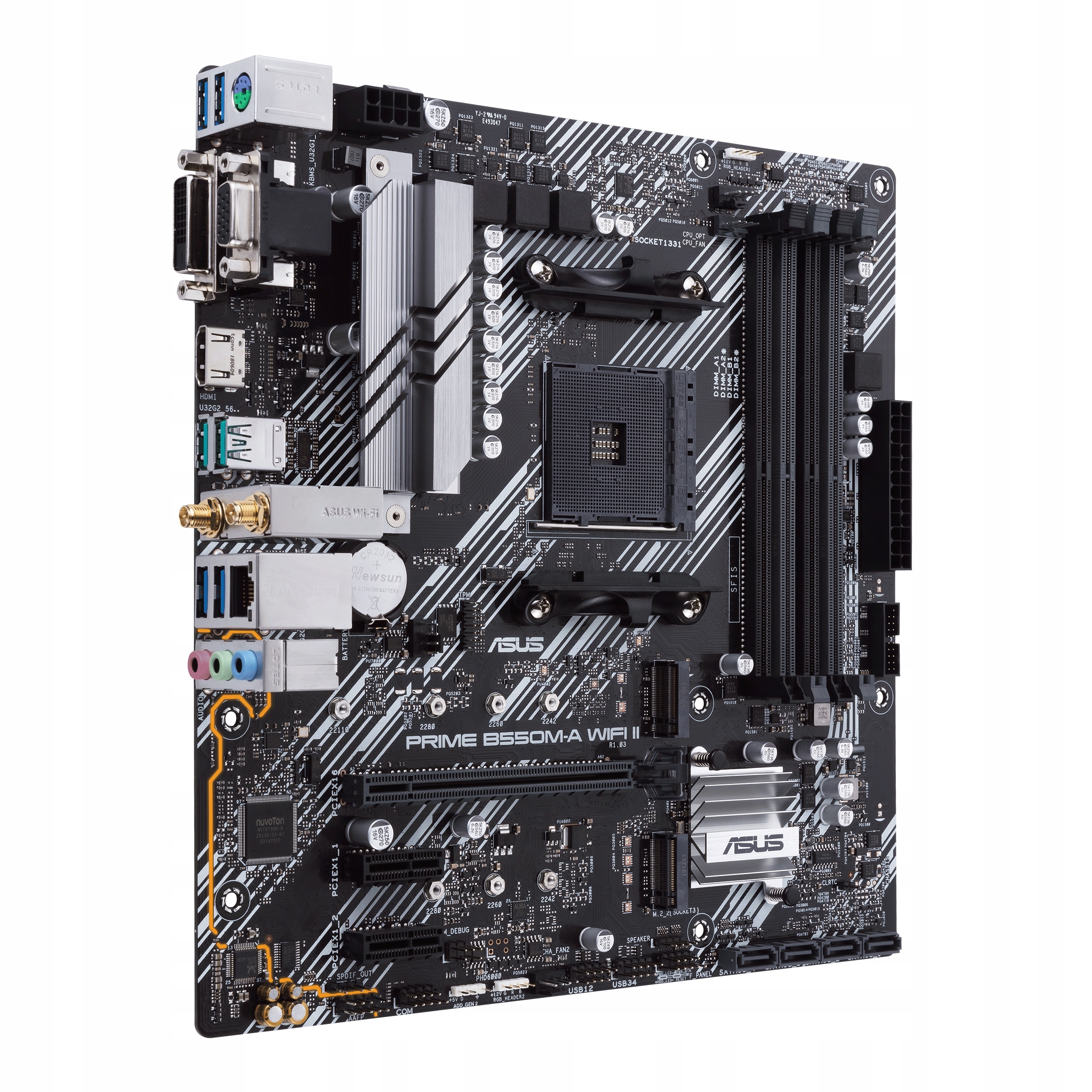 ASUS PRIME B550M-A WIFI II mATX AM4 DDR4 — 4