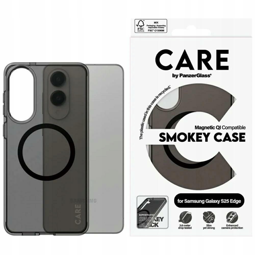Pouzdro Care by PanzerGlass Flagship Urban Combat Black Qi pro Samsung Galaxy