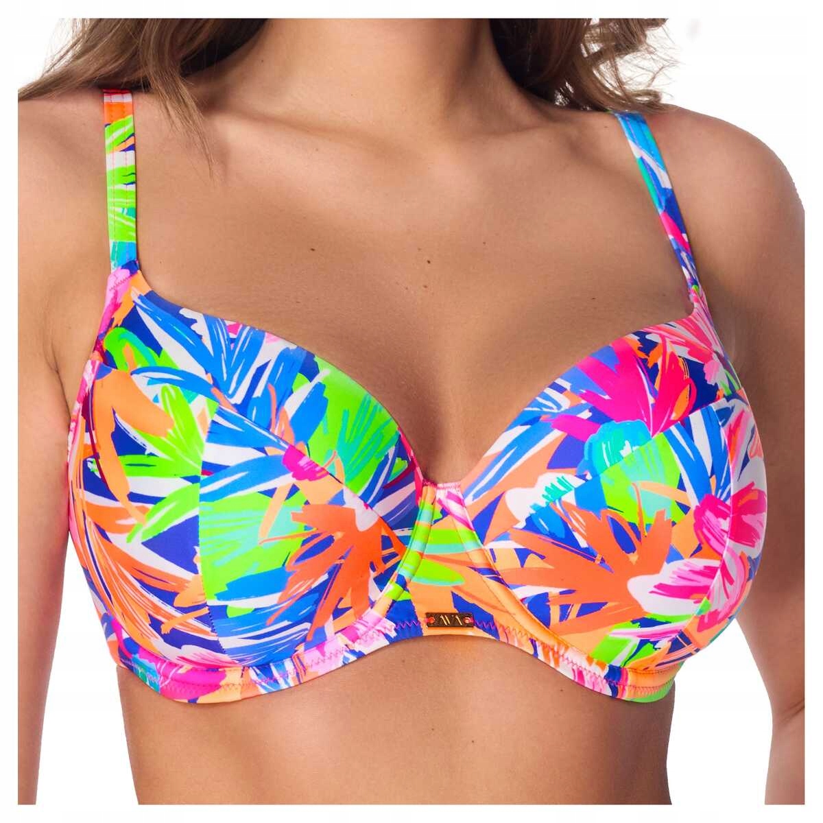 Ava Plavková podprsenka vyztužená podprsenka Sk 242 tropical splash 90E