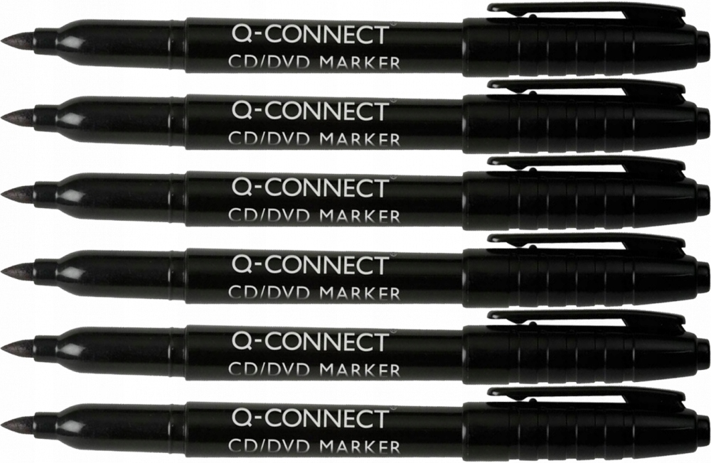 

Marker do CD i DVD okrągła 1mm czarny x6 zestaw