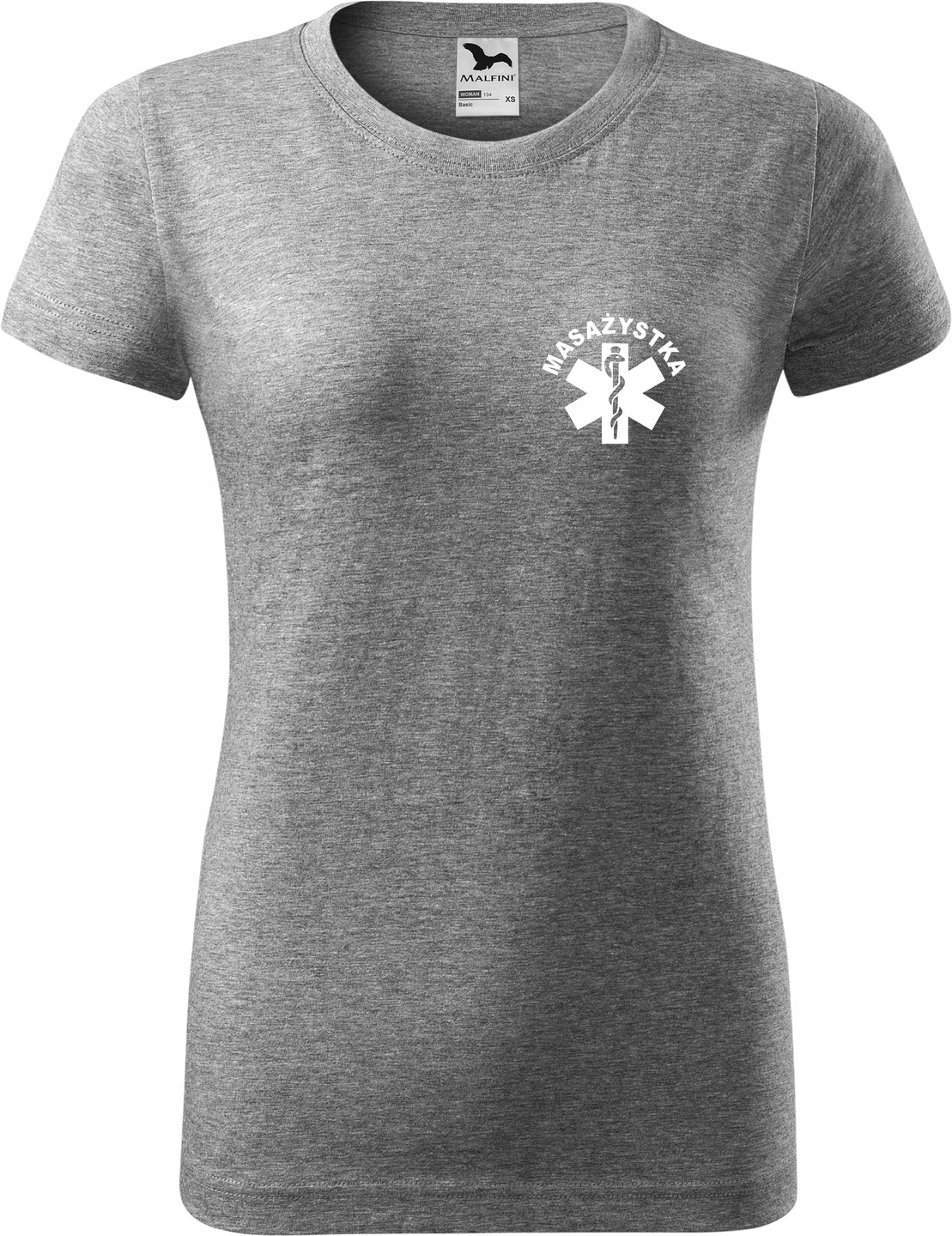 

Damska koszulka medyczna t-shirt Masażystka r. Xs