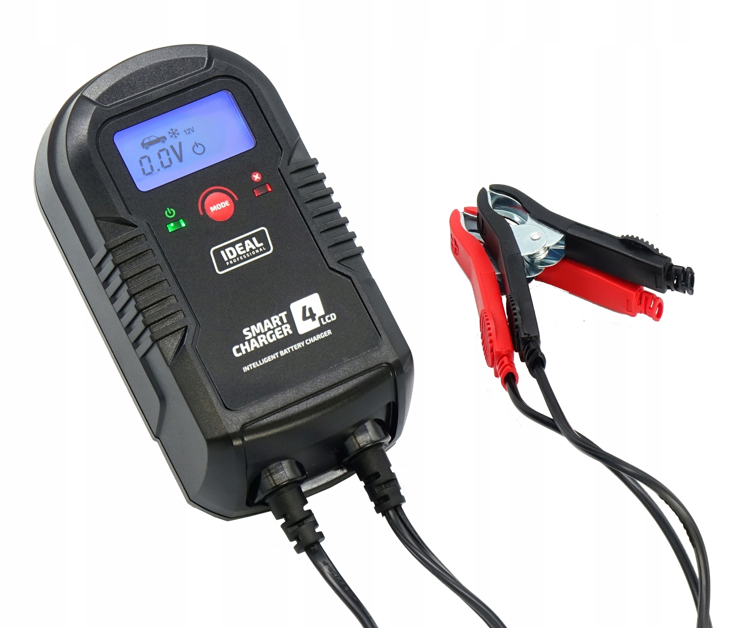 Automatický Automobilový Usmerňovač Ideal Smart Charger 4 LCD 6V 12V 4A