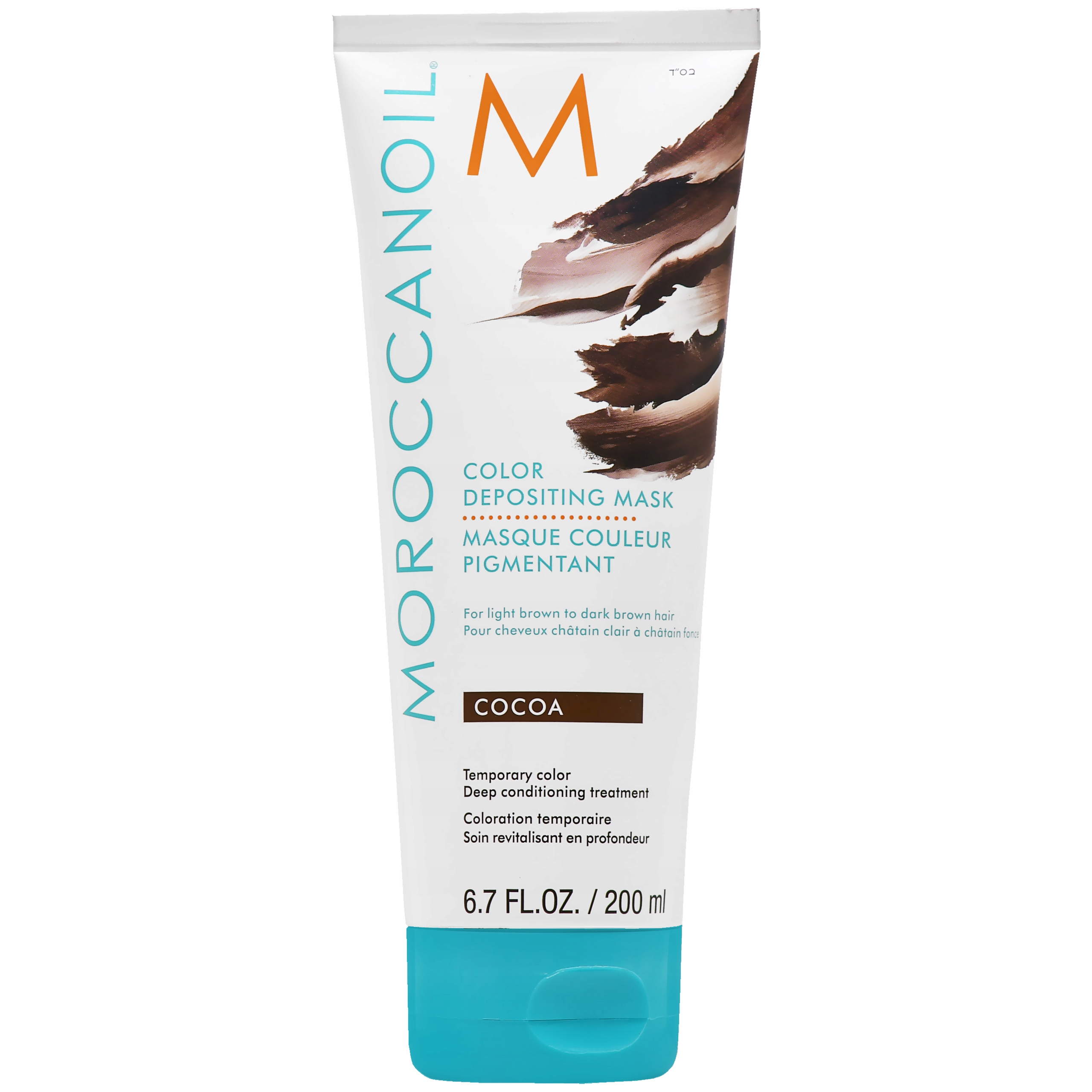 Barvicí maska na vlasy Moroccanoil Cacao vyživující lesk 200 ml