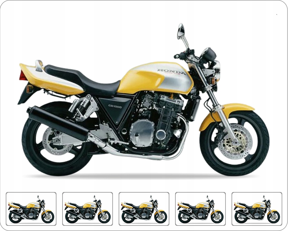 Samolepky Juula Pro Honda Cb 1000 F 1993-1996 Žluté Y124
