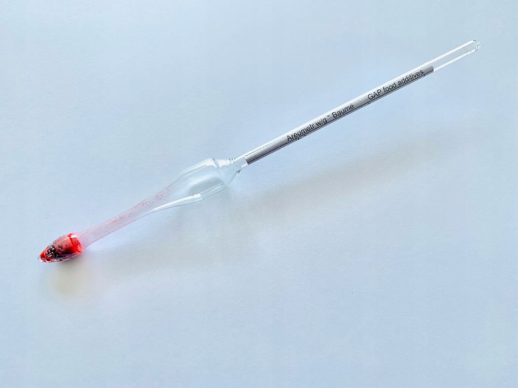 Profesjonalny aerometr do pomiaru stężenia solanki