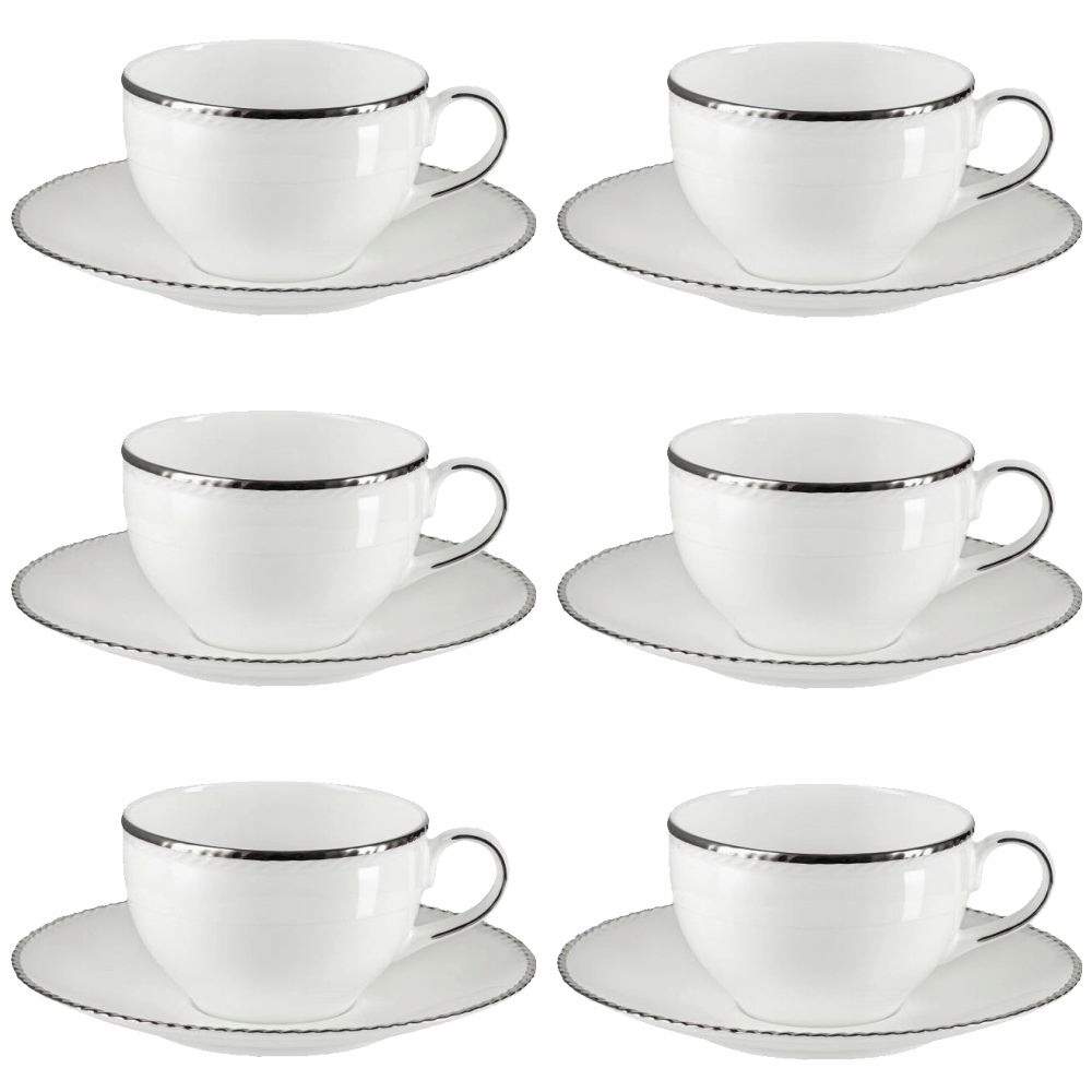 Villa Italia Komplet filiżanek do kawy/herbaty 330 ml 6 sztuk Florian