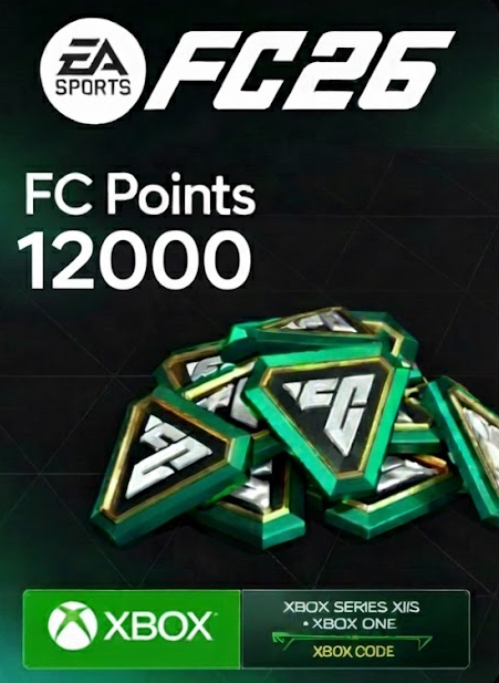 Nabíjecí kód Ea Sports Fc 26 – 12000 Fc Points Xbox Series X|s Xbox