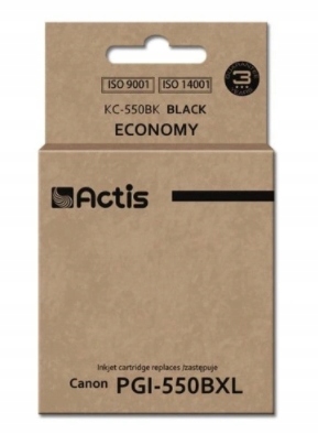 Actis, Tusz do Canon KC-550Bk (zamiennik PGI-550Bk) black (czarny)
