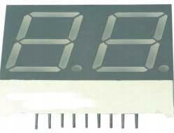 DC56-11HWA Wyświetlacz LED 2cyfry czerwony 14MM WK