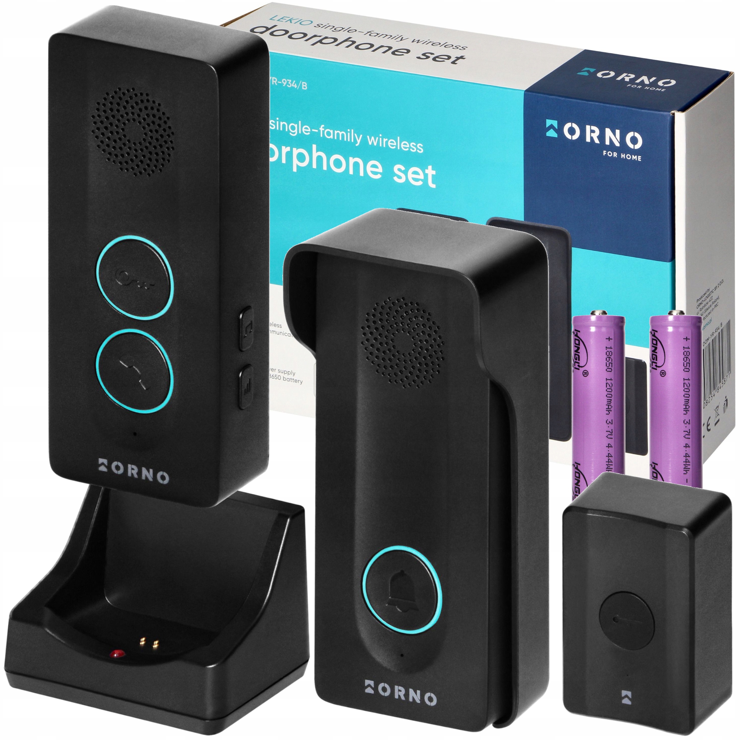 Domofon Bezprzewodowy Bezsłuchawkowy Głośnomówiący Do Furtki Akumulator Usb