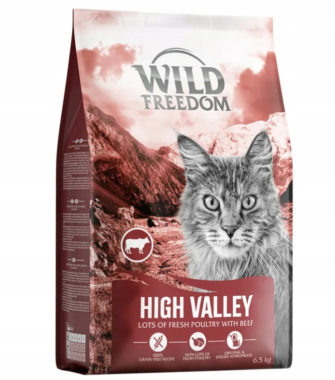 Wild Freedom Adult „High Valley“, hovězí maso – bezobilná receptura 6,5 kg