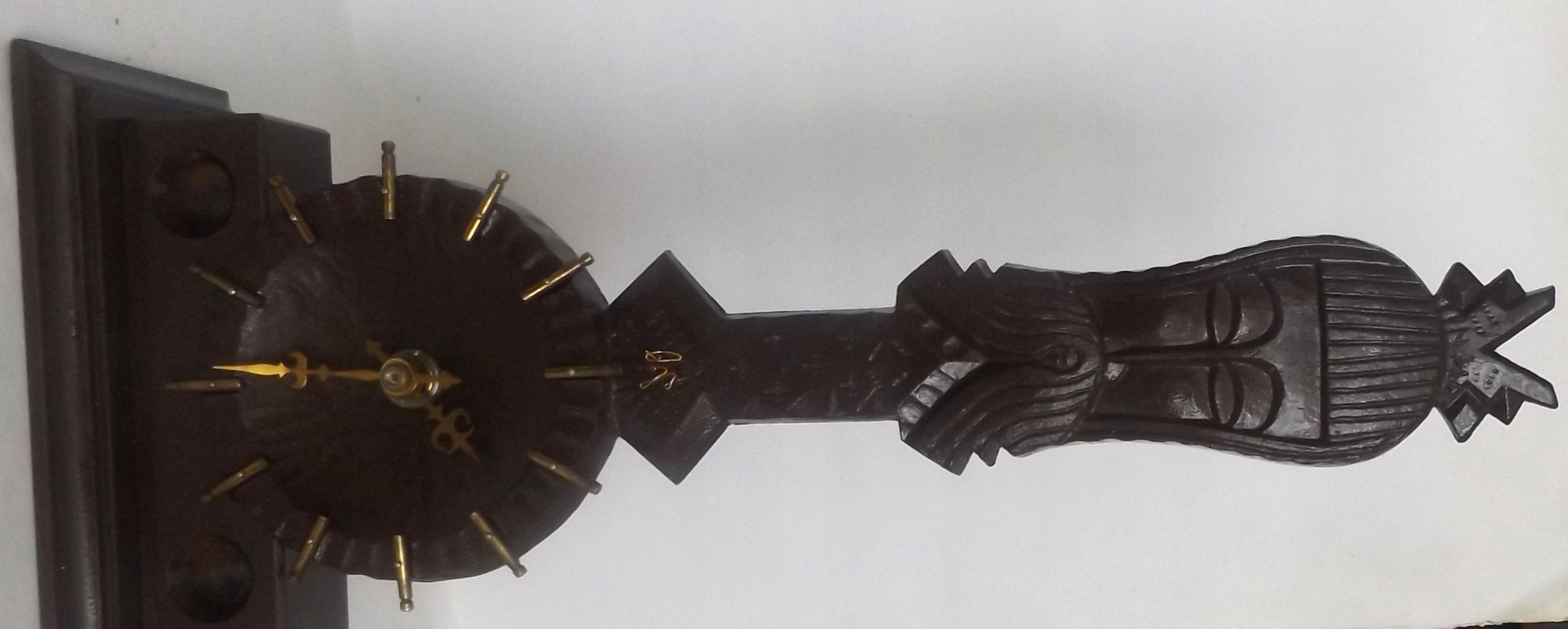 ZEGAR MODELOWY Z FIGURKĄ-SPRAWNY