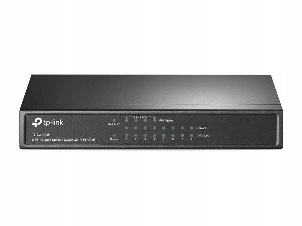 Switch PoE Tp-link TL-SG1008P 8-portový (4xPoE)