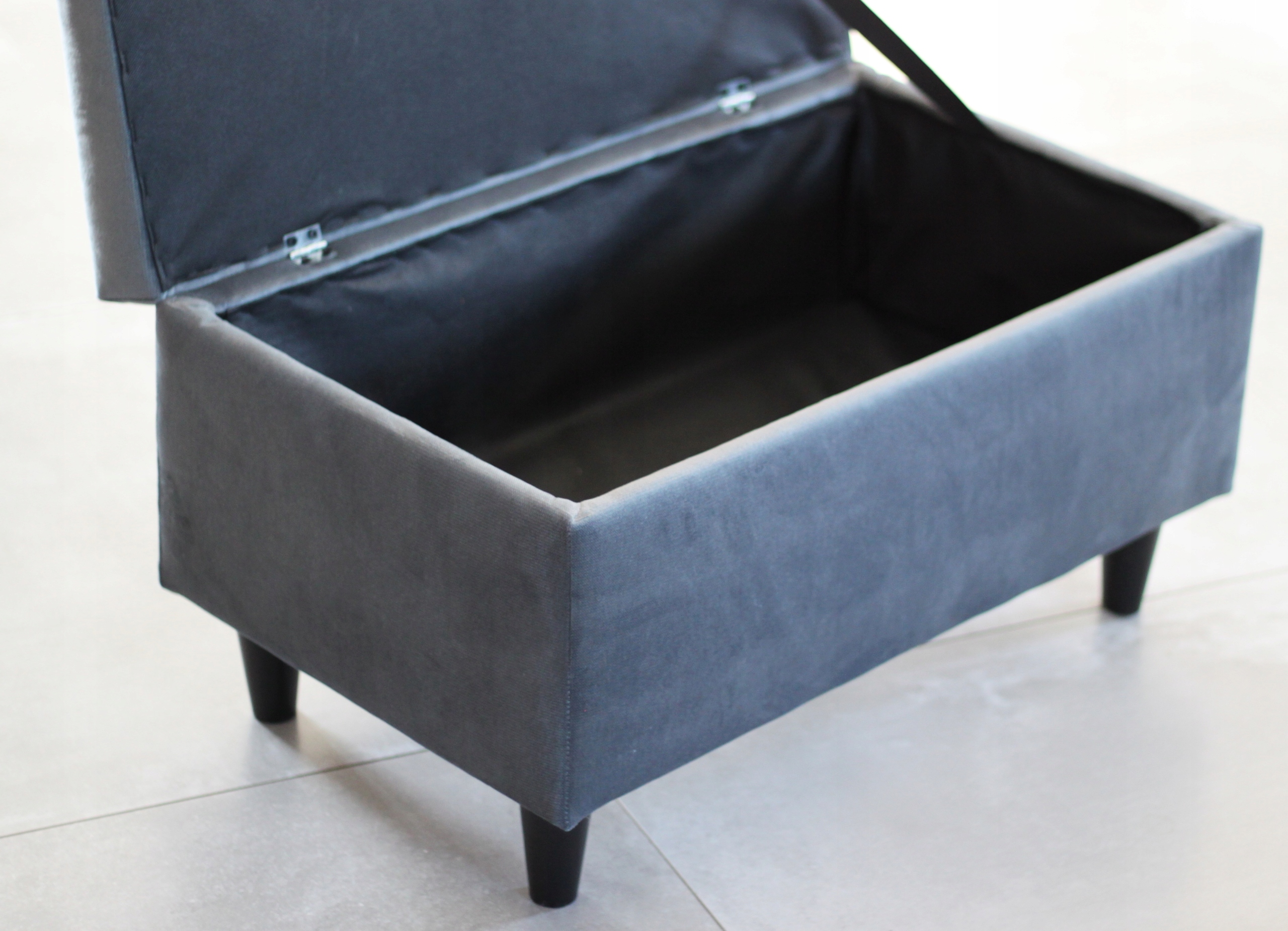 PUFA skrzynia kufer PONDNÓŻEK GLAMOUR NOGI+ KOLORY Marka Eleganzaa