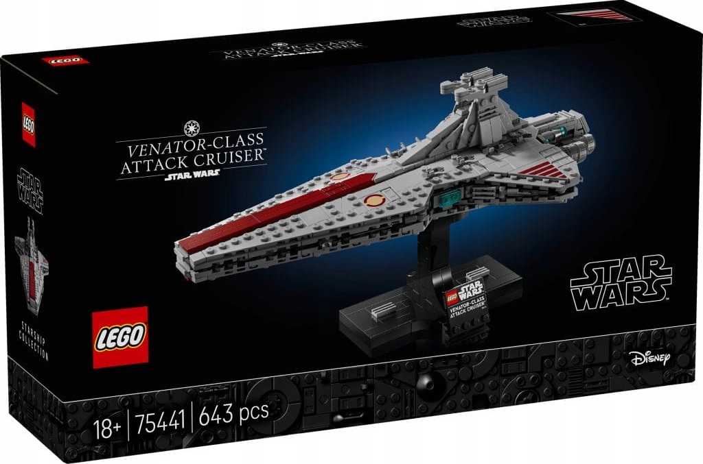 Lego Star Wars Útočný Křižník Typu Venator, Sada Kostek 75441